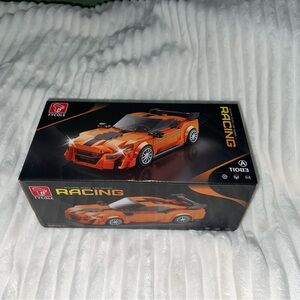 Tycole Orange Racing Car Building Set